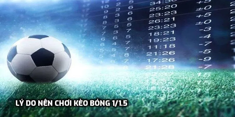 Lý do nên chơi kèo bóng 1/1.5 tại Happyluke